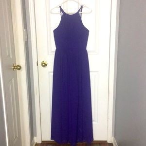 Purple bridesmaid dress. Size 4. Worn once
